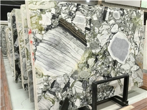 Ice Jade Marble Big Slab/Green Marble Tile & Slab/White Beauty/Ice Connect Marble/Chinese Green /Marble Tiles Cut to Size/Ice Green/White and Green Marble