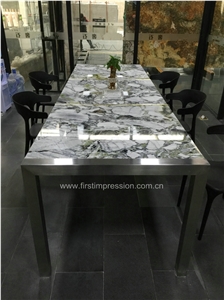 Luxury Green Marble Big Slab/Green Marble Tile & Slab/White Beauty/Ice Connect Marble/Chinese Green /Marble Tiles Cut to Size/Ice Green/White and Green Marble Tiles for Wall & Floor Covering