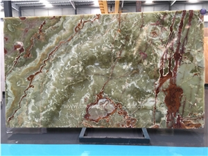 New Polished Green Jade Onyx/China Green Onyx/Ancient Green Jade Slabs & Tiles for Wall and Floor Covering/Interior Decoration/Wholesale/Onyx Wall & Floor Tiles/Onyx Pattern