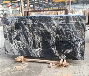 New Polished Royal Blue Marble Slabs & Tiles/Dark Blue Marble/Black Blue Polished Marble Big Slabs/Cloud Blue Marble Tiles/Chinese Best Price Blue Marble/Own Quarry Marble Wholesale/China Blue Marble