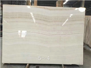 New Polished White Onyx Slabs&Tiles/Straight Grained White Onyx/Book Match/White Onyx/Suitable for the Project/Floor&Wall Decoration