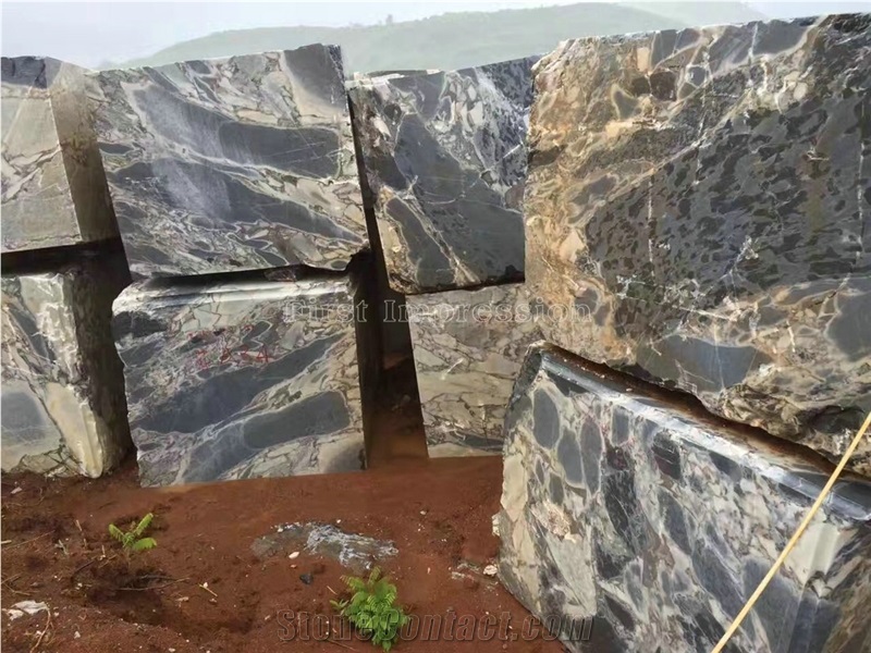 New Royal Blue Marble Blocks/Dark Blue Marble/Black Blue Marble/Cloud Blue Marble for Wall & Floor Covering Tiles/Chinese Best Price Blue Marble/Own Quarry Marble Wholesale/China New Marble
