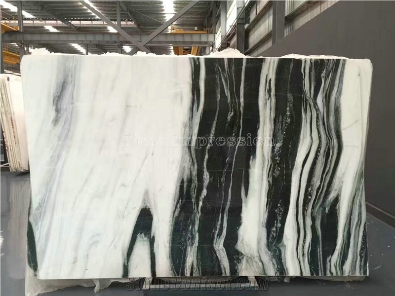 Panda White Marble Tiles Slabs/Marble Wall Covering Tiles/Floor Covering Tiles/China White Marble Big Slabs/Indoor Decoration Stone/Tv Background Decoration Stone
