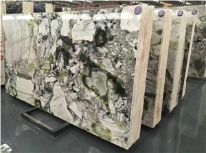 Popular Green Luxury Marble Tiles & Slabs/Ice Connect Marble/White Beauty/Ice Green/China Green Marble/Green Marble Slabs& Tiles/Floor Marble/Wall Marble