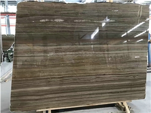 Seattle Grey Wooden Grain Marble Tiles&Slabs/Guizhou Wooden Grain/Grey Wooden Marble/White Serpeggiante/China Serpeggiante Marble/Silk Georgette Marble/Athen Grey Marble/White Grain Wall Tile