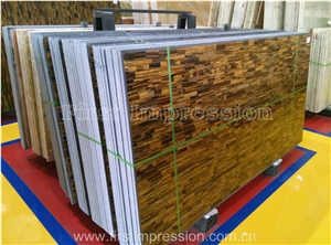 Tiger Eye Semiprecious Stone Slabs&Tiles/New Tiger Eye Stone Big Slabs/Semiprecious Stone Slabs/Gemstone Tiles for Wall & Floor Covering