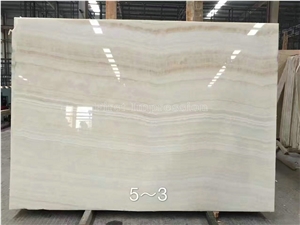 White Onyx Slabs&Tiles/Straight Grained White Onyx/Book Match/White Onyx/Suitable for the Project/Floor&Wall Decoration/White Marble