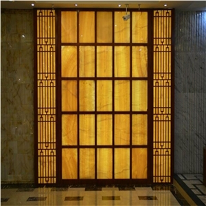 Beige Honey Onyx Artificial Alabaster Backlit Tile Walling Cladding Panel,Engineered Glass Onyx Translucent Stone Composite Tiles for Walling,Transtones Customized
