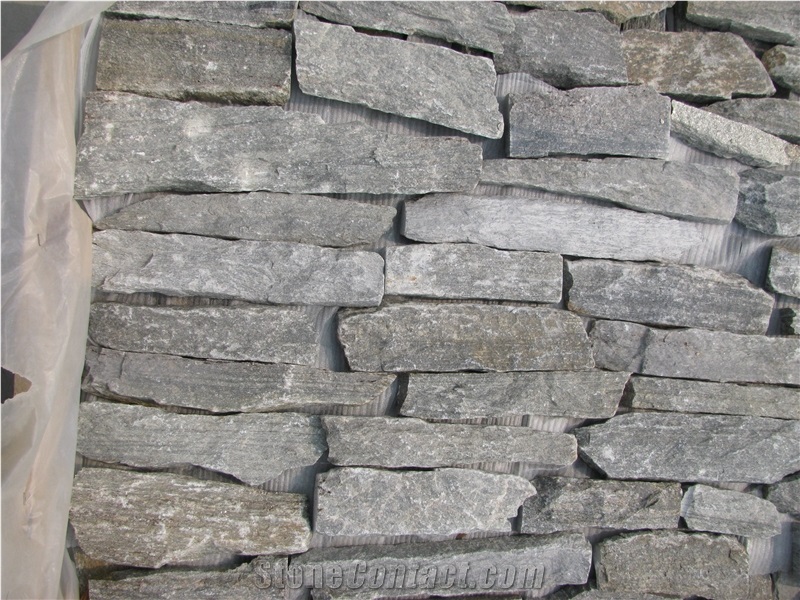 Quartzite Building Stone Brick Stacked Fieldstone Split Face Culture Stone