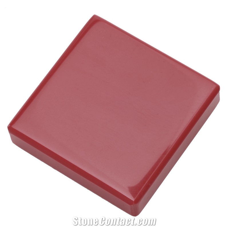 Hot Sale High Quality Very Cheap Solid Surface Sheet Red Solid Surface Slab
