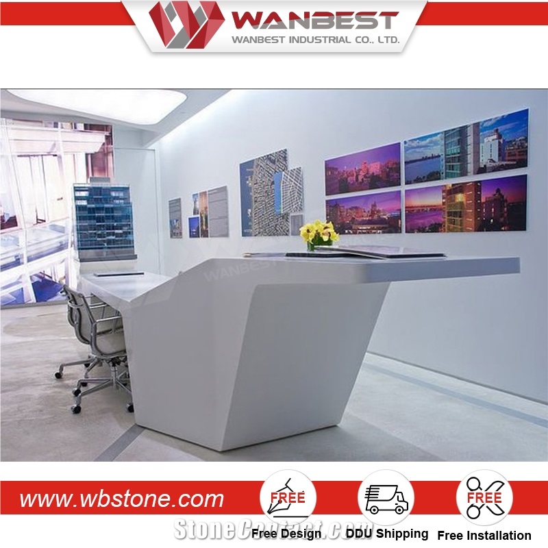 Marble Stone High Quality Boss Table, High End Office Furniture Office Desk Designs
