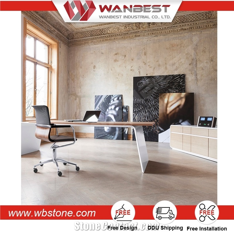 Office Desk with Factory Price Marble Stone Office Furniture Desk
