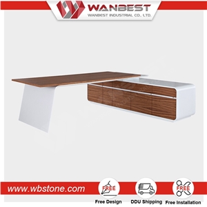 Office Desk with Factory Price Marble Stone Office Furniture Desk