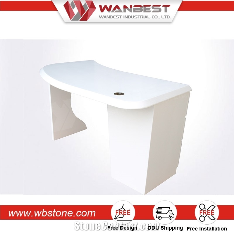 Solid Surface Customized Solid Surface Reception Desk Office Desk