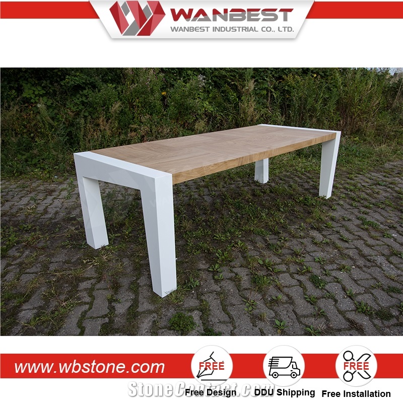 Square Dinner Table Modern Design Good Looking for Sale