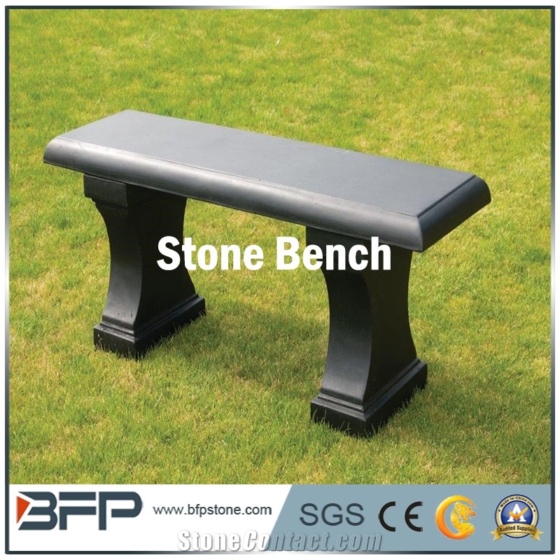China Cheap Popular G654 Padang Dark Granite Monumental Bench, Funeral Accessories Bench Monument, Tombstones, Carvings for Love Pets, American Cemetery Style