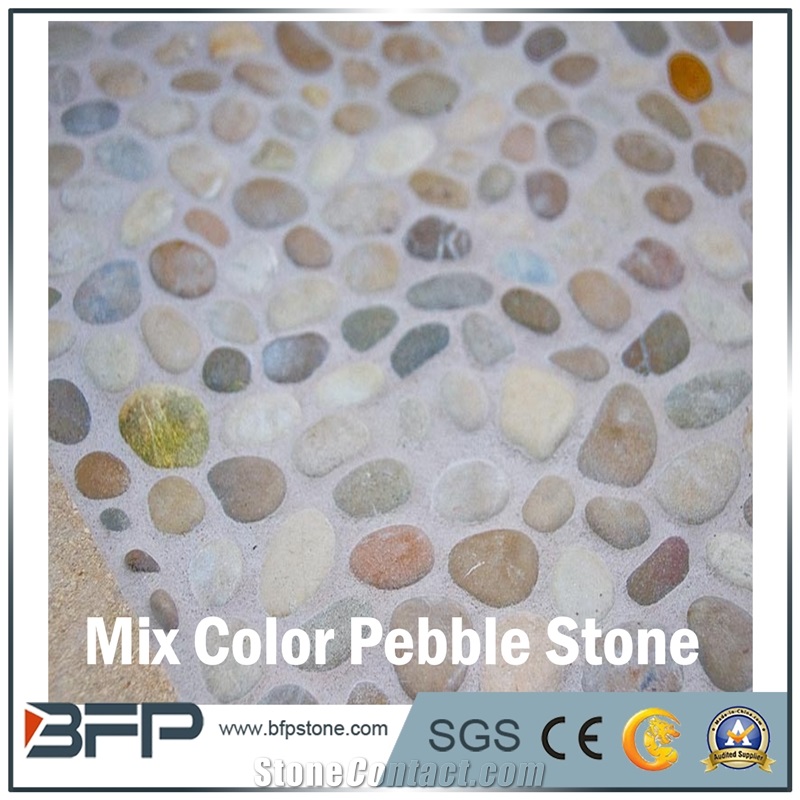 Colored Pebble Stone/Stone Pebble for Outdoor Decoration