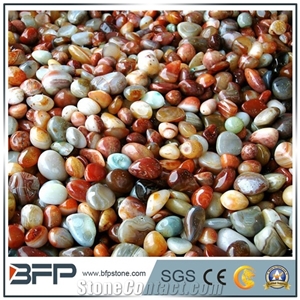 Colored Pebble Stone/Stone Pebble for Outdoor Decoration