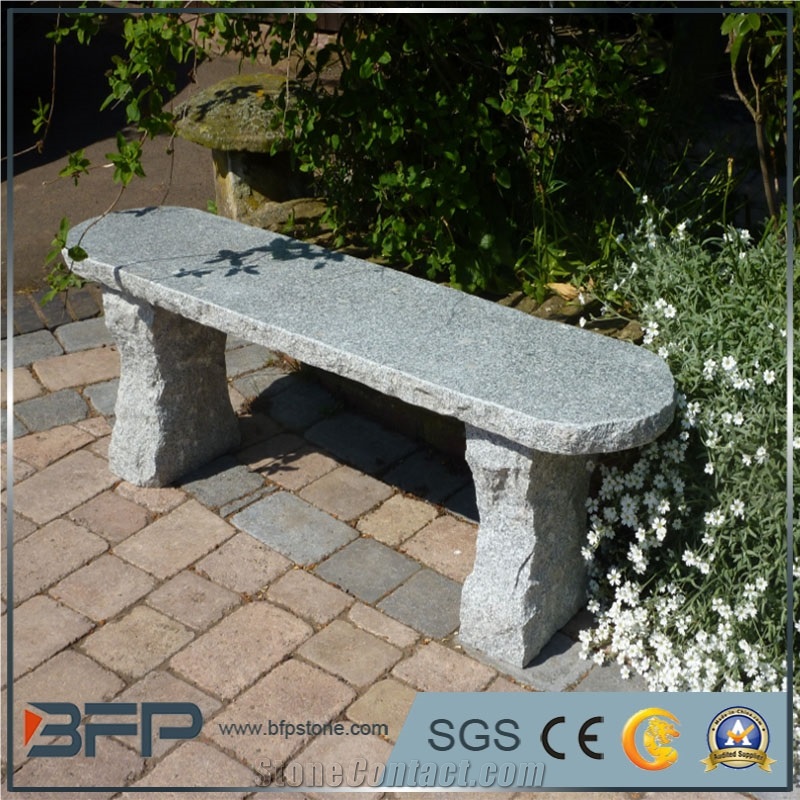G654 Bench Chair, Granite & Stone Benches, G654 Black Granite Benches