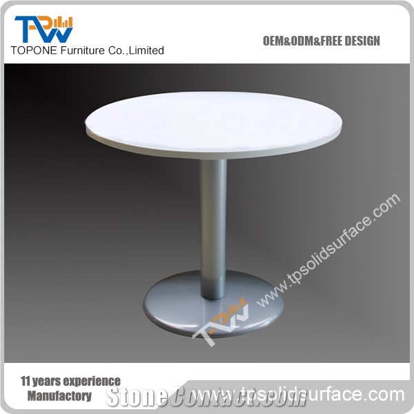 High Quality Factory Price Artificial Marble Round Dinning Table Tops