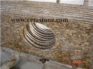 Topazic Imperial Granite Countertop&Gold Countertop&Bathroom Countertops