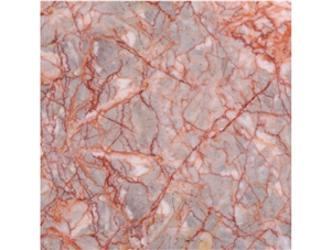 Opd005 Red Pink Marble Slabs, Cross Pattern, China