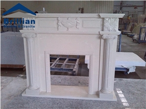 Artificial Marble Fireplace,Hand Carved Firepaces,White Marble Fireplaces,Hot Fireplace Hearth Decorating Marble Fireplace Mantel