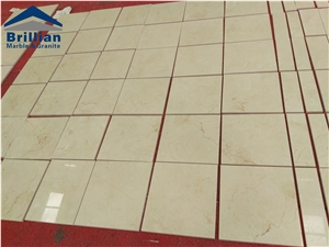 Cream Marfil Polished Tile&Marble Wall Covering Tile&Beige Marble Wall Tile&Marble Wall Cladding&Polished Marble Wall Tile