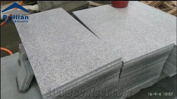 Flamed G603 Tiles,Cheapest Chinese Grey Granite G603 Flooring Tiles,Esame White Granite,Crystal Grey Granite,Light Grey Granite,Granito Gris,Flamed Granite Tiles,2cm Granite Tiles,3060cm Granite Tile