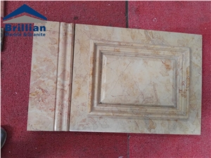 Golden Rose Marble Wall Panel,Beige Marble Walling Tiles,Laminated Marble Wall Cladding,Natural Stone Wall Slabs,Building Ornaments