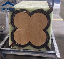 Green Onyx Marble Tiles,Emperor Gold Marble Waterjet Medallions,Portoro Gold Marble Waterjet Medallions,Flower Marble Medallions,High End Medallion Tiles,Special Design Medallion Tiles