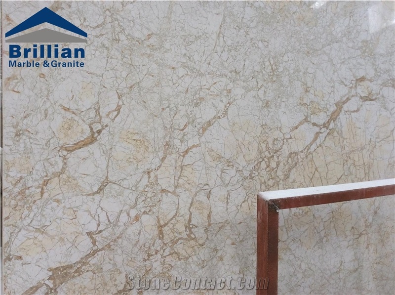 Picasso Gold Marble Slabs,Picasso Golden Marble Tiles,Golden Picasso Marble Slabs & Tiles,Turkey Marble Slabs,Natural Building Stone Flooring/Feature Wall,Interior Paving,Cladding,Decoration