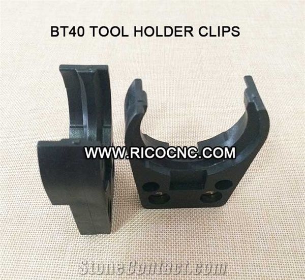 Black Bt40 Tool Forks, Bt40 Tool Holder Clips, Plastic Bt40 Cnc Machine Tools for Cnc Router
