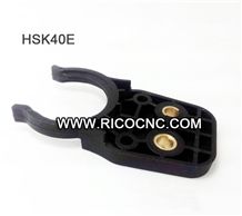 Black Hsk40e Tool Holder Forks, Plastic Hsk Tool Clips ,Cnc Tool Grippers, Cnc Tool Forks for Hsk40e