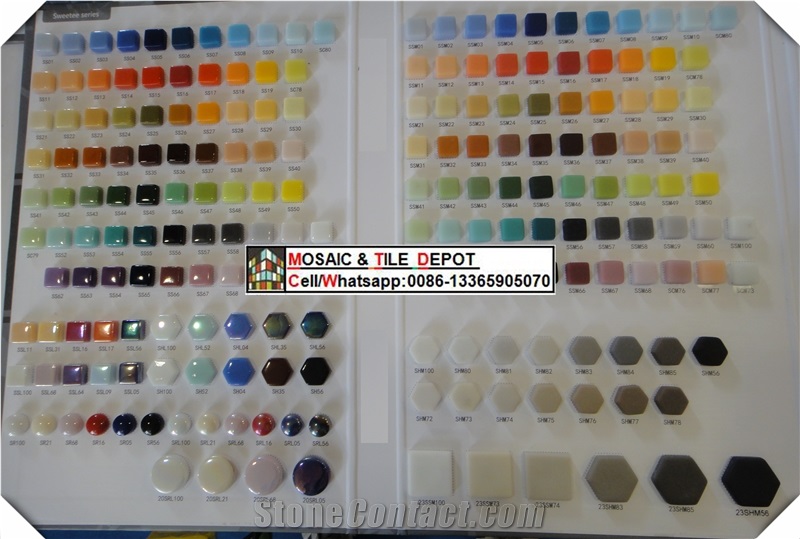 Bisazza Full-Body Glass Mosaic, Sicis Mosaic Tile