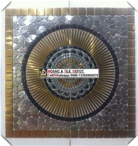 Metal Mosaic,Stainless Steel Mosaic,Aluminum Backed Mosaic