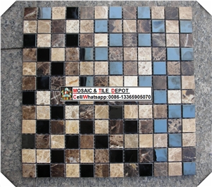 Stainless Steel Mosaic Mix Glass Mosaic,Marble Mosaic