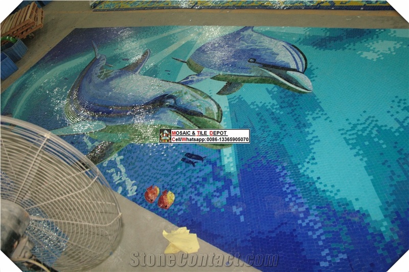 Swimming Pool Mosaic， Pool Trims,Pool Paver,Ceramic Mosaic
