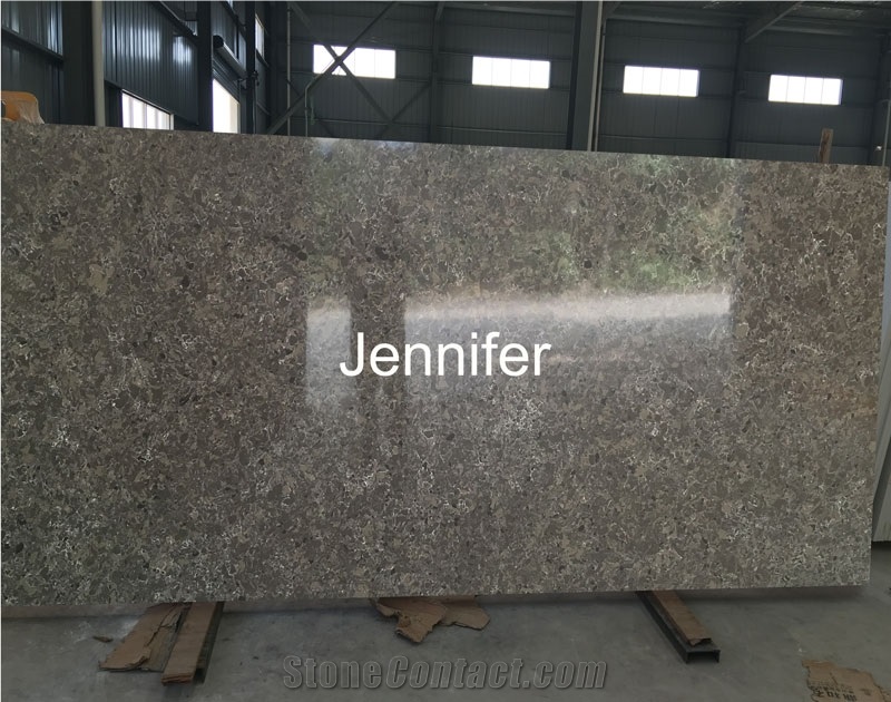 Artificial Big Jumble Size Slab China Quartz Stone,White Marble Design Best Quality Quartz for Kitchen Countertop