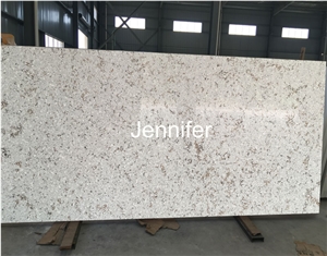High Quality Engineered Polished Artificial Carrara and Calacatta Quartz Stone Slab