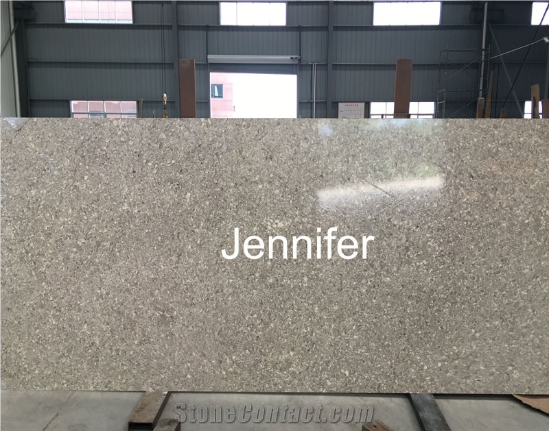 High Quality Engineered Polished Artificial Carrara and Calacatta Quartz Stone Slab