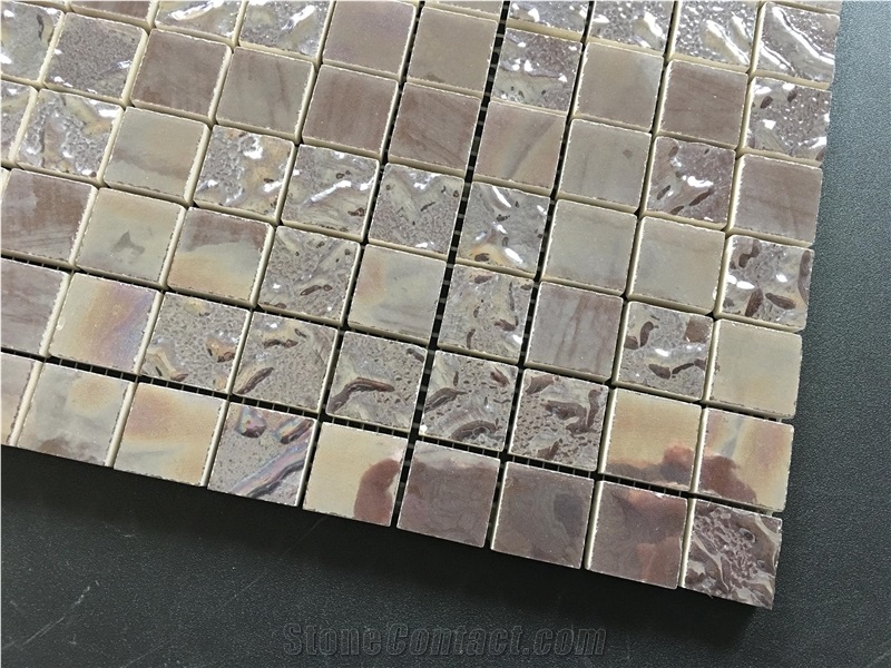 Microcrystal Ceramic Mosaic Tile Using for Wall Kitchen Backsplash