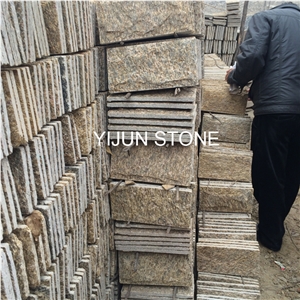 Natural Quartzite Claybank Mushroom Stone, Brown Wall Stone Tile