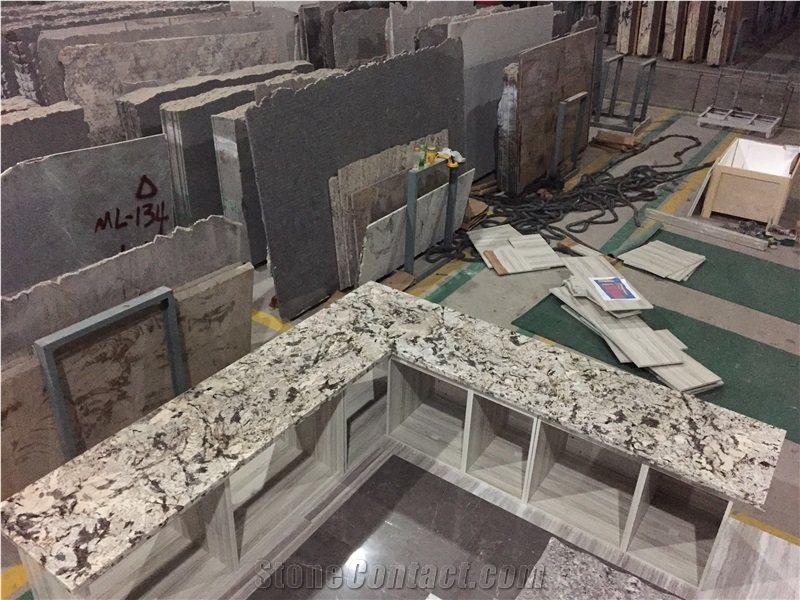 Crema Delicatus Granite Slabs & Tiles/Yellow Polished Granite Flooring Tiles/Covering Tiles/Granite Slabs for Countertops
