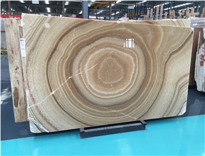 Coloprhony Onyx Slabs & Tiles, Yellow Onyx Wall Covering