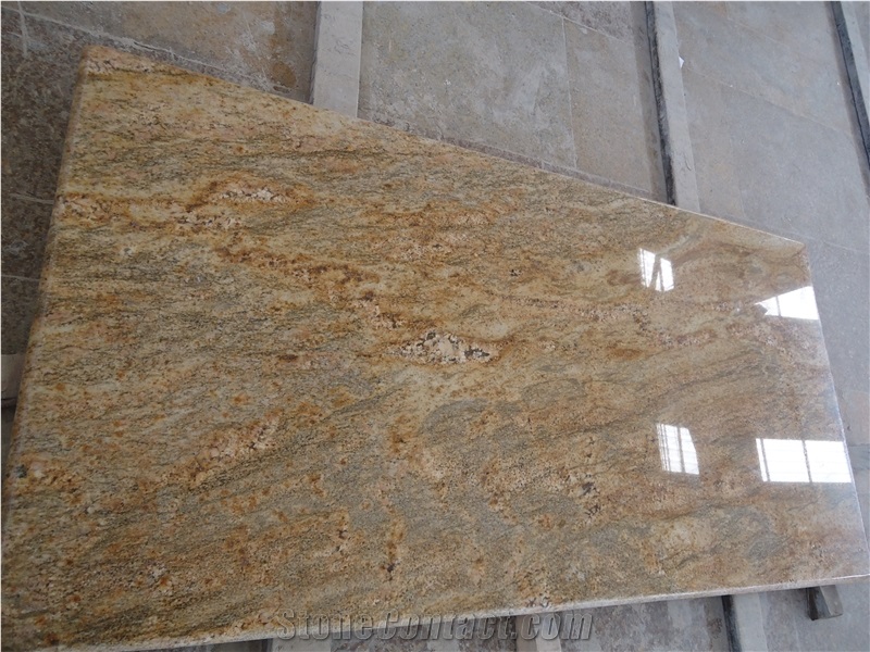 Golden King Countertops/Imperial Gold Countertops/India Golden King Granite/India Imperial Gold