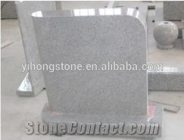 G603 Grey Granite Cross Tombstones & Monument, Engraved Headstones