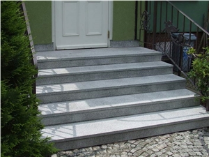 Kostrza Granite Deck Stairs, Steps
