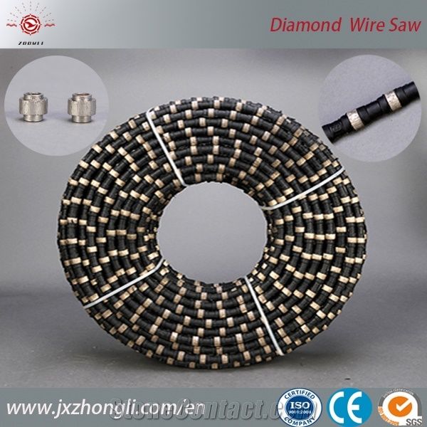Super Durable Diamond Wire Rope for Hard Marble Quarrying