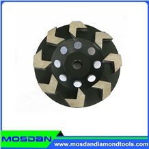 Cup Shaped Diamond Grinding Wheel with Arrow Segment